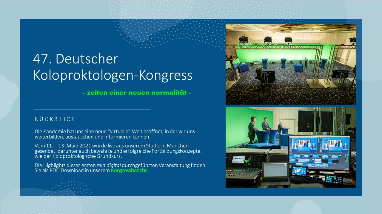 47. Deutscher Koloproktologen-Kongress